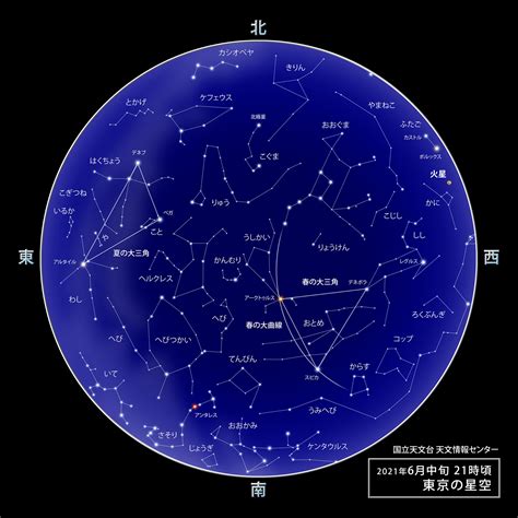 夏至 星座|2024年6月の星空情報